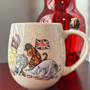 Disney Parks Winnie the Pooh & friends British flag mug Classic Pooh collectible
